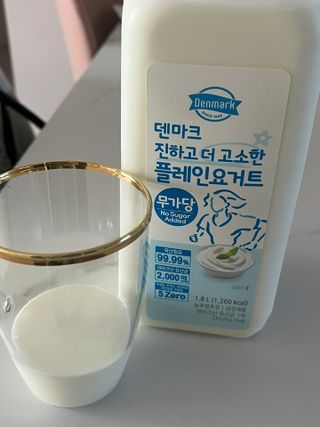 프리_[덴마크] 진하고 더 고소한 플레인 요거트 1.8L — 5점을 준 리뷰어가 2025년 5월 올린 사용 사진