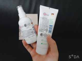 mom e 맘이 내추럴 베이비 케어 크림+바디오일 — 5점을 준 리뷰어가 2021년 1월 올린 사용 사진