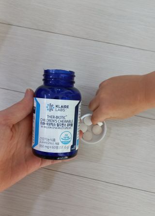 [Dr.PNT] 닥터피엔티 프로바이오틱스 칠드런스 츄어블 / 2개월분 — 5점을 준 리뷰어가 2023년 1월 올린 사용 사진