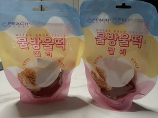 (주) 피치코리아 물방울떡젤리 X 2개입 — 5점을 준 리뷰어가 2022년 11월 올린 사용 사진