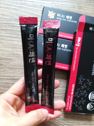 새롬바이오 리생 [미쾌변] 차전자피 식이섬유 건강기능식품 3팩 — 5점을 준 리뷰어가 2021년 6월 올린 사용 사진