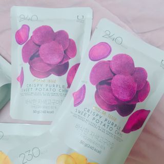 딜라이트 프로젝트 바삭한 원물칩 3종 고구마칩, 자색고구마칩, 느타리버섯칩 [총 6봉지] — 5점을 준 리뷰어가 2022년 3월 올린 사용 사진