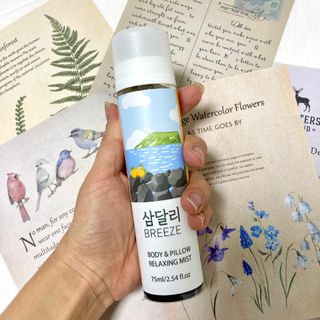 제주인디 삼달리 브리즈 바디&필로우 릴렉싱 미스트 제주 하귤 — 5점을 준 리뷰어가 2023년 2월 올린 사용 사진