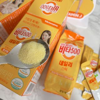 광동생활건강 [제니에디션] 비타500데일리스틱 gift set 60포+제니굿즈 3종+쇼핑백 — 5점을 준 리뷰어가 2021년 11월 올린 사용 사진