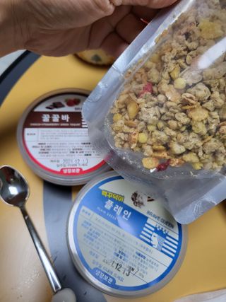 [브레이브퀸] 수제 그릭 요거트 + 그래놀라 세트 — 5점을 준 리뷰어가 2021년 12월 올린 사용 사진