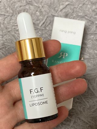 랑팡 EGF+FGF 10ppm 리포좀 앰플 원액 10ml — 4.5점을 준 리뷰어가 2021년 11월 올린 사용 사진