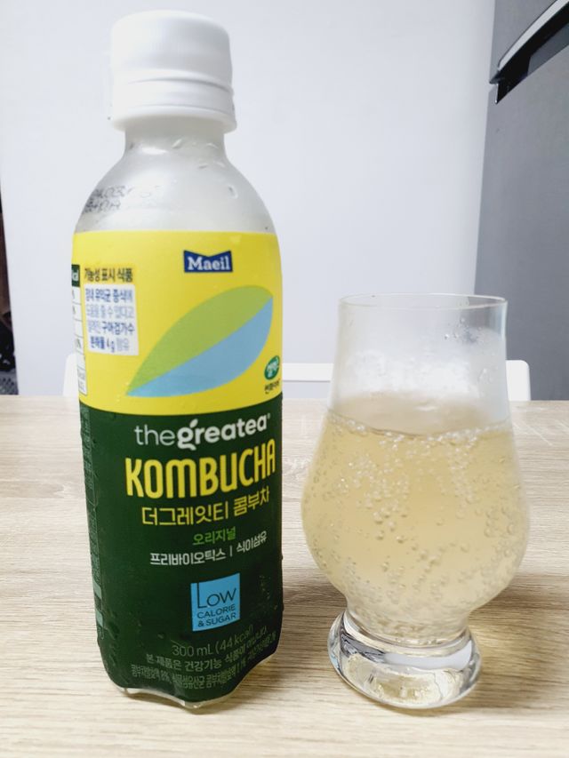 [매일유업] 더그레잇티 44kcal 콤부차 300ml *12개입 (오리지널 6개+베리리치 6개) 리뷰 사진