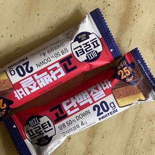 이지프로틴바 3종x각 2ea (고단백질바, 멀티단백질바, 식물성단백질바) — 5점을 준 리뷰어가 2024년 3월 올린 사용 사진