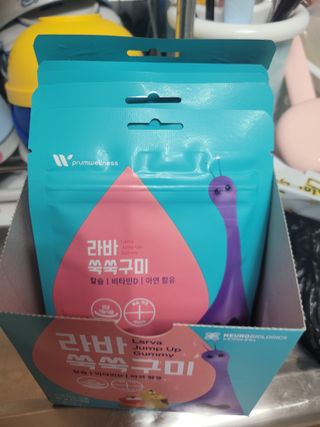 푸름웰니스 라바 쑥쑥구미 36g — 5점을 준 리뷰어가 2022년 2월 올린 사용 사진