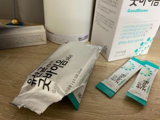 프리마인 유산균 국가지정연구소 선정, 살아있는 생유산균 200억 마리의 힘. 유산균n굿바이옴플러스 — 5점을 준 리뷰어가 2021년 12월 올린 사용 사진