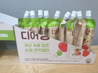 [몸엔용] 우리 아이 건강간식, 달콤한 녹용곤약젤리 디어팡 4종 — 5점을 준 리뷰어가 2021년 8월 올린 사용 사진