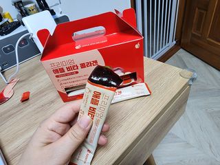 소담스퀘어 상암 [애플트리] 프리미엄 애플 비타 콜라겐 — 5점을 준 리뷰어가 2022년 12월 올린 사용 사진