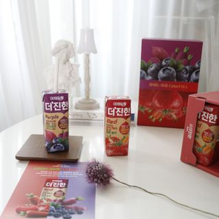 [롯데칠성] 야채듬뿍 더'진한 [롯데칠성] 야채는 이제 COLORFULL! 야채듬뿍  더 진한 레드 4개 +퍼플 4개 (총 8개) — 5점을 준 리뷰어가 2023년 6월 올린 사용 사진