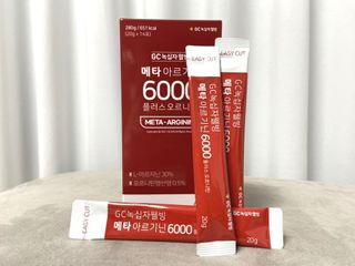 메타아르기닌 GC녹십자웰빙 메타 아르기닌 6000 플러스 오르니틴 — 5점을 준 리뷰어가 2022년 10월 올린 사용 사진
