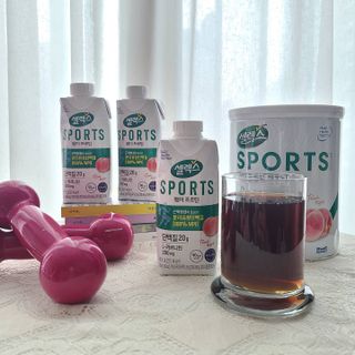셀렉스스포츠 셀렉스 스포츠 웨이 프로틴 복숭아_ 330ml x 12팩 — 5점을 준 리뷰어가 2021년 3월 올린 사용 사진