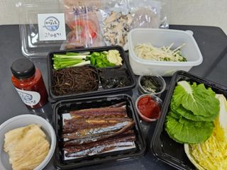 마라도푸드 포항 구룡포 햇 과메기 야채세트 마라도회식당 꽁치 — 5점을 준 리뷰어가 2024년 1월 올린 사용 사진