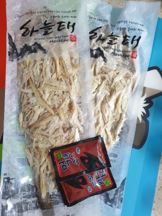 [오늘바스켓] 용대리 손질하늘태 130g — 5점을 준 리뷰어가 2021년 7월 올린 사용 사진