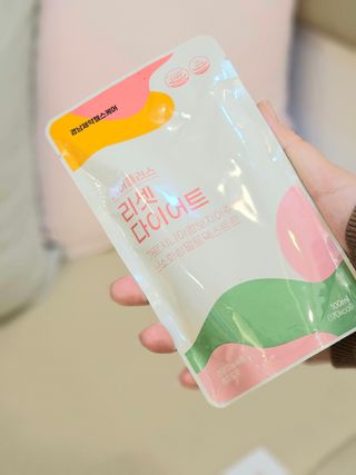[경남제약헬스케어] 케어플러스 리셋 다이어트 청포도맛 100ml X 5포 (5일분) — 4점을 준 리뷰어가 2023년 3월 올린 사용 사진