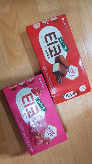 롯데제과 티코밀크초코 — 5점을 준 리뷰어가 2021년 9월 올린 사용 사진