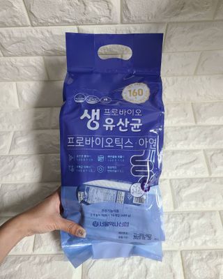 서울약사신협_프로바이오 생유산균 2.5g 160포 — 5점을 준 리뷰어가 2021년 7월 올린 사용 사진