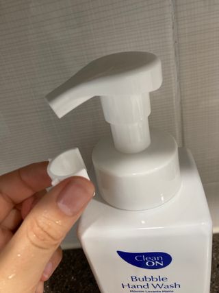 카오리온코스메틱스 클린온 버블 핸드 워시 500ml — 5점을 준 리뷰어가 2021년 8월 올린 사용 사진