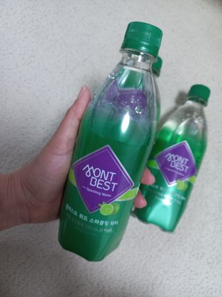 몽베스트 Montbest with Sparkling water Lime20병 — 5점을 준 리뷰어가 2021년 10월 올린 사용 사진