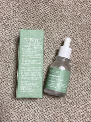 나나스킨 콤플렉스씨쓰리닥터클리어앰플 — 5점을 준 리뷰어가 2021년 8월 올린 사용 사진