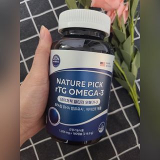 서울약사신협 네이처픽_알티지오메가3_1,205mg x 180캡슐 — 5점을 준 리뷰어가 2021년 9월 올린 사용 사진