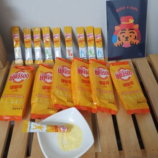 광동제약 [광동] 비타500데일리스틱 70포X2개 + 뚱랑이엽서 + 쇼핑백 증정 — 5점을 준 리뷰어가 2022년 1월 올린 사용 사진