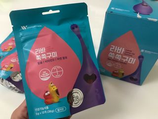 [푸름웰니스] 라바 쑥쑥구미 36g — 5점을 준 리뷰어가 2021년 12월 올린 사용 사진