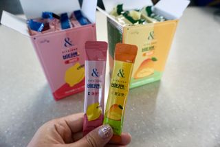 비타앤C 레몬맛, 망고맛 — 4.5점을 준 리뷰어가 2021년 4월 올린 사용 사진