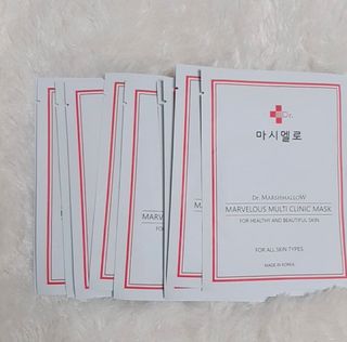 닥터마시멜로 마블러스 멀티 클리닉 마스크 — 5점을 준 리뷰어가 2021년 2월 올린 사용 사진