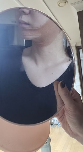 아이디플라코스메틱 아이디 페이스핏 마이너스 밴드 v2 — 5점을 준 리뷰어가 2021년 10월 올린 사용 사진
