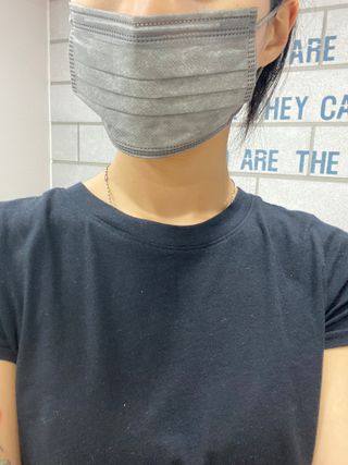 에어에이드 컬러 덴탈 마스크 — 5점을 준 리뷰어가 2021년 8월 올린 사용 사진