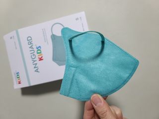 애니가드키즈 새부리형  소형L 5컬러 각 10매입 [크리미베이지, 코튼핑크, 블루레이크, 페일로즈, 민트그린] — 5점을 준 리뷰어가 2022년 2월 올린 사용 사진