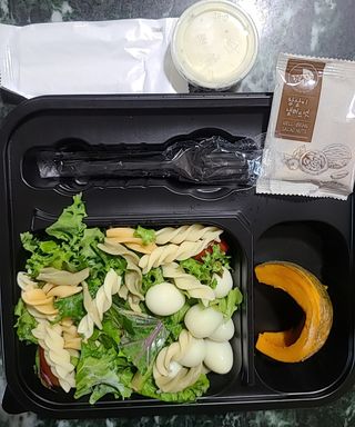 참살이도시락 작심삼일 샐러드도시락 3개 맛보기 새벽배송 또는 택배배송 — 5점을 준 리뷰어가 2021년 7월 올린 사용 사진