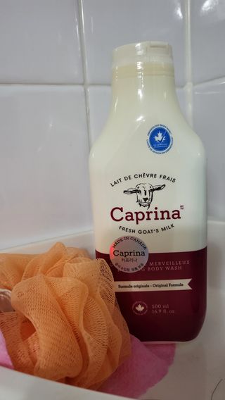 카프리나 프레쉬 산양밀크 어메이징 바디워시 500ml (오리지널향) — 5점을 준 리뷰어가 2023년 5월 올린 사용 사진