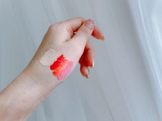 코드네이처 비아미 핏 컬러 4종 — 5점을 준 리뷰어가 2021년 8월 올린 사용 사진