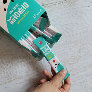 펫시랩 반려견용 액상 프리바이오틱스 아쿠아펫 — 5점을 준 리뷰어가 2021년 1월 올린 사용 사진