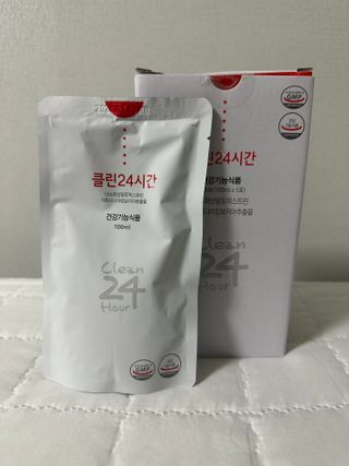 클린24시간 1BOX(5포) + 전용보틀(500ml) — 4.5점을 준 리뷰어가 2023년 6월 올린 사용 사진