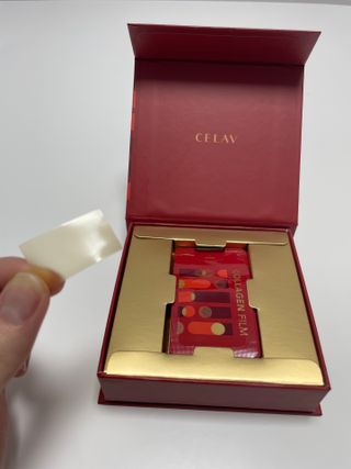 프리마인 귀족의 콜라겐, 92배 흡수율. 럭셔리 프리미엄 셀라브 콜라겐필름 30매 — 5점을 준 리뷰어가 2022년 5월 올린 사용 사진