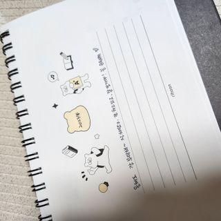 리훈 곰부 세우는 체크리스트 위클리 탁상 플래너 주간 일주일 계획표 — 5점을 준 리뷰어가 2023년 2월 올린 사용 사진