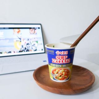 NISSIN 닛신 컵누들  4종 - 씨푸드오리지날, 씨푸드 스파이시, 씨푸드 커리, 씨푸드 XO소스 — 5점을 준 리뷰어가 2022년 1월 올린 사용 사진
