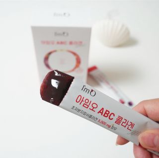 아임오 ABC 콜라겐 젤리 14포 — 5점을 준 리뷰어가 2021년 7월 올린 사용 사진