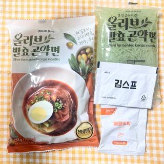 클린24시간 올리브 발효곤약면 찰비빔면 1세트-(3봉) — 3점을 준 리뷰어가 2024년 3월 올린 사용 사진