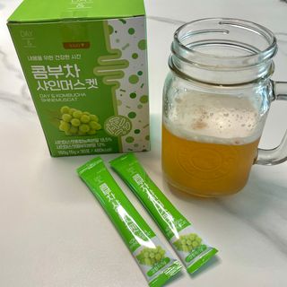 참앤들황토농원 7가지 맛! 탄산 톡톡! 스파클링! 데이앤 콤부차 7종 10포 1박스씩 ★총 7박스★ — 5점을 준 리뷰어가 2023년 2월 올린 사용 사진