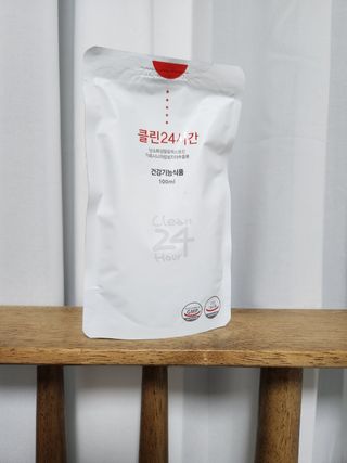 클린24시간 1BOX(5포) + 전용보틀(500ml) — 5점을 준 리뷰어가 2023년 1월 올린 사용 사진