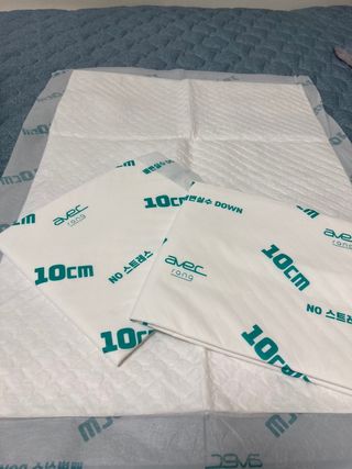 아베크 펫 와이드 프리미엄 중형 애견 강아지 배변 패드 54매 1팩 45g — 5점을 준 리뷰어가 2021년 7월 올린 사용 사진