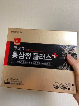 서울약사신협_투데이홍삼정플러스스틱_10g x 30포 — 5점을 준 리뷰어가 2021년 2월 올린 사용 사진