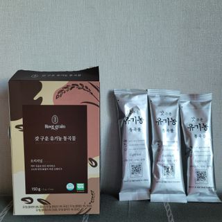 씨알푸드 유기농 쌀 시리얼 390g + 갓 구운 유기농 발아통곡물 150g — 5점을 준 리뷰어가 2022년 1월 올린 사용 사진